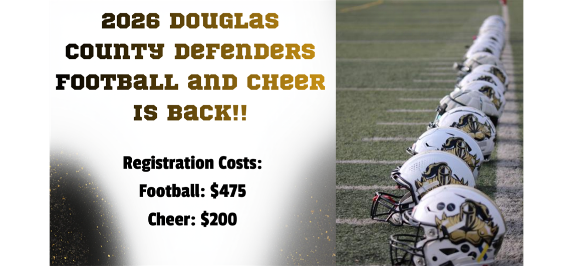 2026 Football & Cheer Registration Now Open!